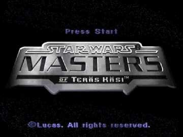 Star Wars - Masters of Teras Kasi (US) screen shot title